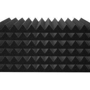 Akoestische Schaamset SucceBuy 52 – paneel 30.48 x 30.48 x 2.54 cm voor Wanden en Plafonds van Studios Akoestische Schaamset SucceBuy 52 – paneel 30.48 x 30.48 x 2.54 cm voor Wanden en Plafonds van Studios