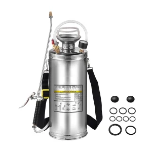 2 Gallon Heavy Duty Handverstuiver SucceBuy , Roestvrij Staal, Zilver 2 Gallon Heavy Duty Handverstuiver SucceBuy , Roestvrij Staal, Zilver
