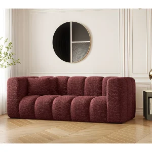 Bank, sofa, tweezitsbank Grand Modular stof Haga rode wijn Bank, sofa, tweezitsbank Grand Modular stof Haga rode wijn