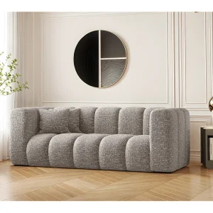 Bank, Sofa, Tweezitsbank Grand Modular Stof Haga Lichtgrijs Bank, Sofa, Tweezitsbank Grand Modular Stof Haga Lichtgrijs