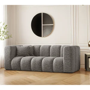 Bank, Sofa, Tweezitsbank Grand Modular Stof Haga Grijs Bank, Sofa, Tweezitsbank Grand Modular Stof Haga Grijs