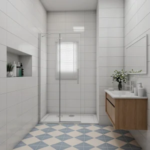 86x195cm Douchewand-Inloopdouche draaideur 6mm NANO EasyClean veiligheidsglas profiel van glanzend chroom. 86x195cm Douchewand-Inloopdouche draaideur 6mm NANO EasyClean veiligheidsglas profiel van glanzend chroom.