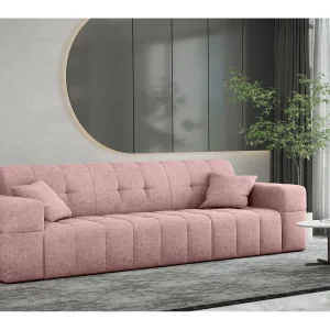 Bank 3-zits Bankserie NIMES stijlvolle stof Perfect Harmony Pink Bank 3-zits Bankserie NIMES stijlvolle stof Perfect Harmony Pink