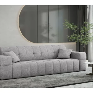 Bank 3-zits Bankserie NIMES stijlvolle stof Perfect Harmony Grey Bank 3-zits Bankserie NIMES stijlvolle stof Perfect Harmony Grey