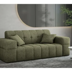 Bank 2-zits Bankserie NIMES stijlvolle stof Perfect Harmony Green Bank 2-zits Bankserie NIMES stijlvolle stof Perfect Harmony Green