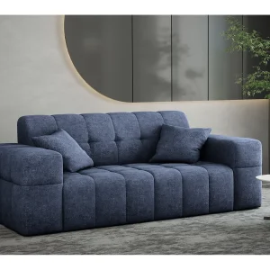 Bank 2-zits Bankserie NIMES stijlvolle stof Perfect Harmony Blue Bank 2-zits Bankserie NIMES stijlvolle stof Perfect Harmony Blue