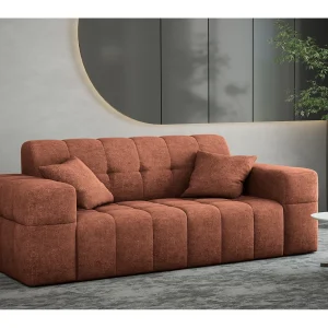 Bank 2-zits Bankserie NIMES stijlvolle stof Perfect Harmony Copper Bank 2-zits Bankserie NIMES stijlvolle stof Perfect Harmony Copper