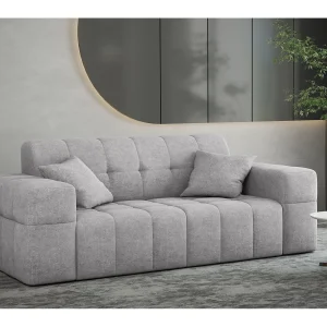 Bank 2-zits Bankserie NIMES stijlvolle stof Perfect Harmony Grey Bank 2-zits Bankserie NIMES stijlvolle stof Perfect Harmony Grey
