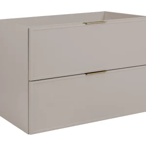 Badkamermeubel, Kasjmier, gouden handvat, 46 x 80 x 57 cm