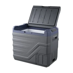 Autokoelkast SucceBuy 45L Draagbare Autokoelkast met Vriezer, Enkele Zonecompressor voor Auto, Thuis, Grijs Autokoelkast SucceBuy 45L Draagbare Autokoelkast met Vriezer, Enkele Zonecompressor voor Auto, Thuis, Grijs