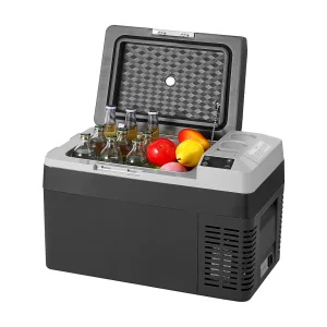 Autokoelkast SucceBuy 25L Draagbare Autokoelkast met Vriezer, Enkele Zone, Compressor voor Auto en Thuis Autokoelkast SucceBuy 25L Draagbare Autokoelkast met Vriezer, Enkele Zone, Compressor voor Auto en Thuis