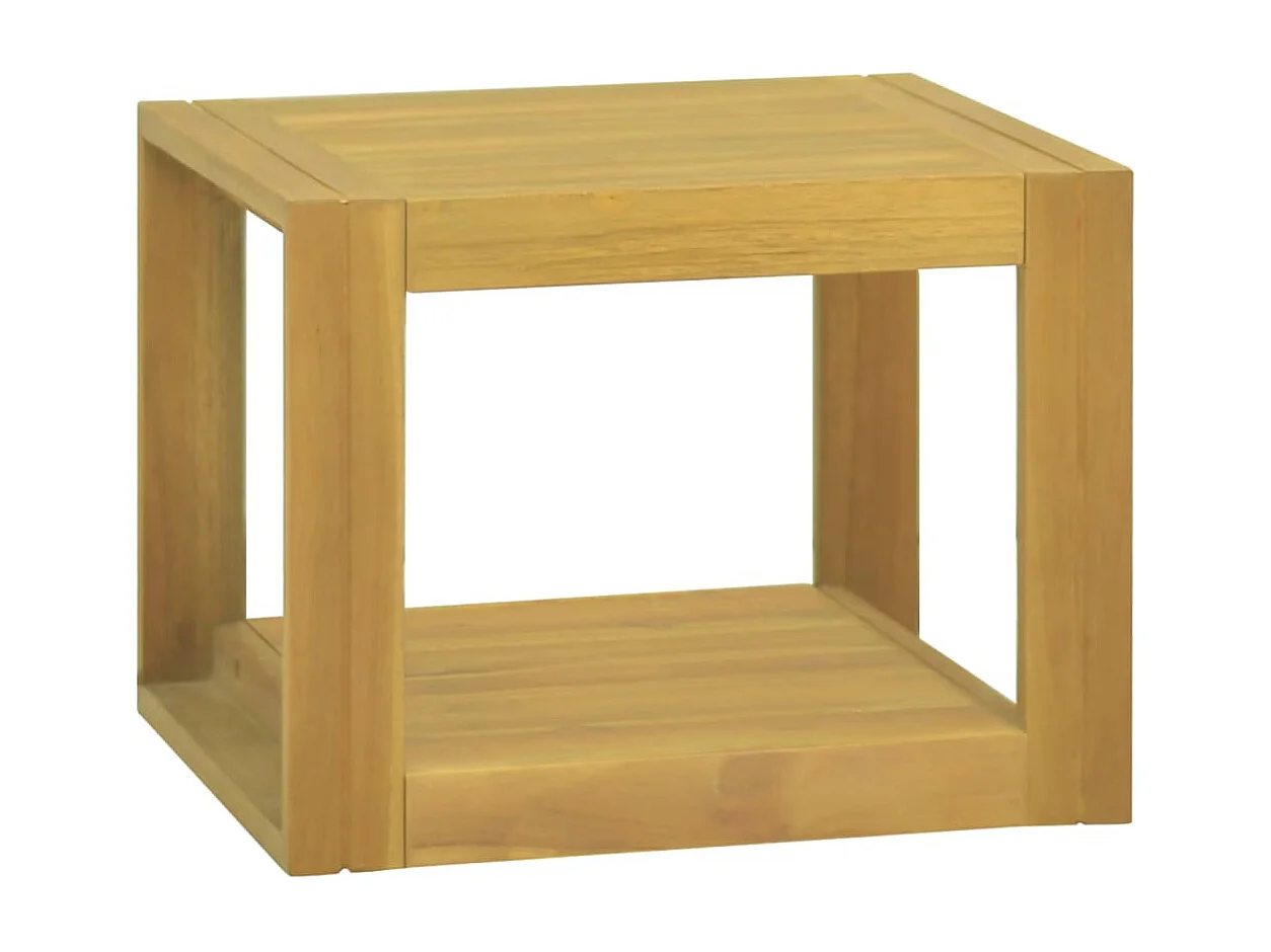 Badkamerwandkast 45x45x35 cm massief teakhout