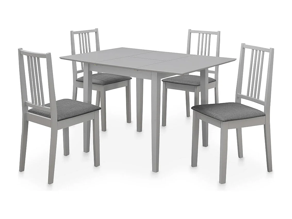 5-delige Eethoek MDF grijs