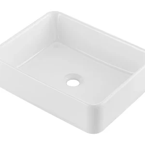 Badkamerwasbak SucceBuy, 48 x 37 cm, Modern Wit voor Verschiedene Decoraties Badkamerwasbak SucceBuy, 48 x 37 cm, Modern Wit voor Verschiedene Decoraties