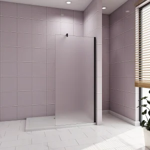 120x195cm Douchewand inloopdouche,10mm dik mat gehard glas met explosieveilige folie,stabilisatiestang 90cm (snijdbaar),mat zwart aluminium profiel. 120x195cm Douchewand inloopdouche,10mm dik mat gehard glas met explosieveilige folie,stabilisatiestang 90cm (snijdbaar),mat zwart aluminium profiel.