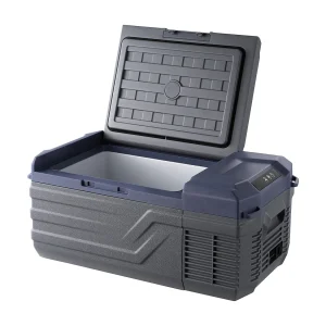 Autokoelkast SucceBuy Autokoelkast, 12 Volt Draagbare Koelkast, 15 L Koelbox met Één Zone, -16 ℃~20 ℃ Instelbaar, 12/24V DC & 100-240V AC Compressor 100-240V AC