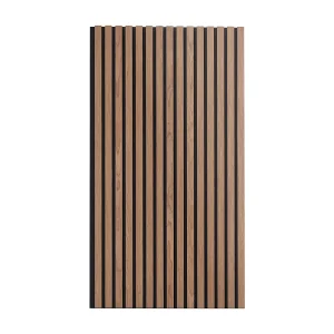 Akustische Houtlattenpanelen SucceBuy 120 x 60 cm, Moderne Wanddecoratie, Walnoot Akustische Houtlattenpanelen SucceBuy 120 x 60 cm, Moderne Wanddecoratie, Walnoot