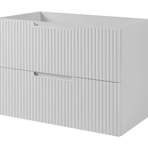 Badkamerkast, wit, 80 x 57 x 46 cm Badkamerkast, wit, 80 x 57 x 46 cm