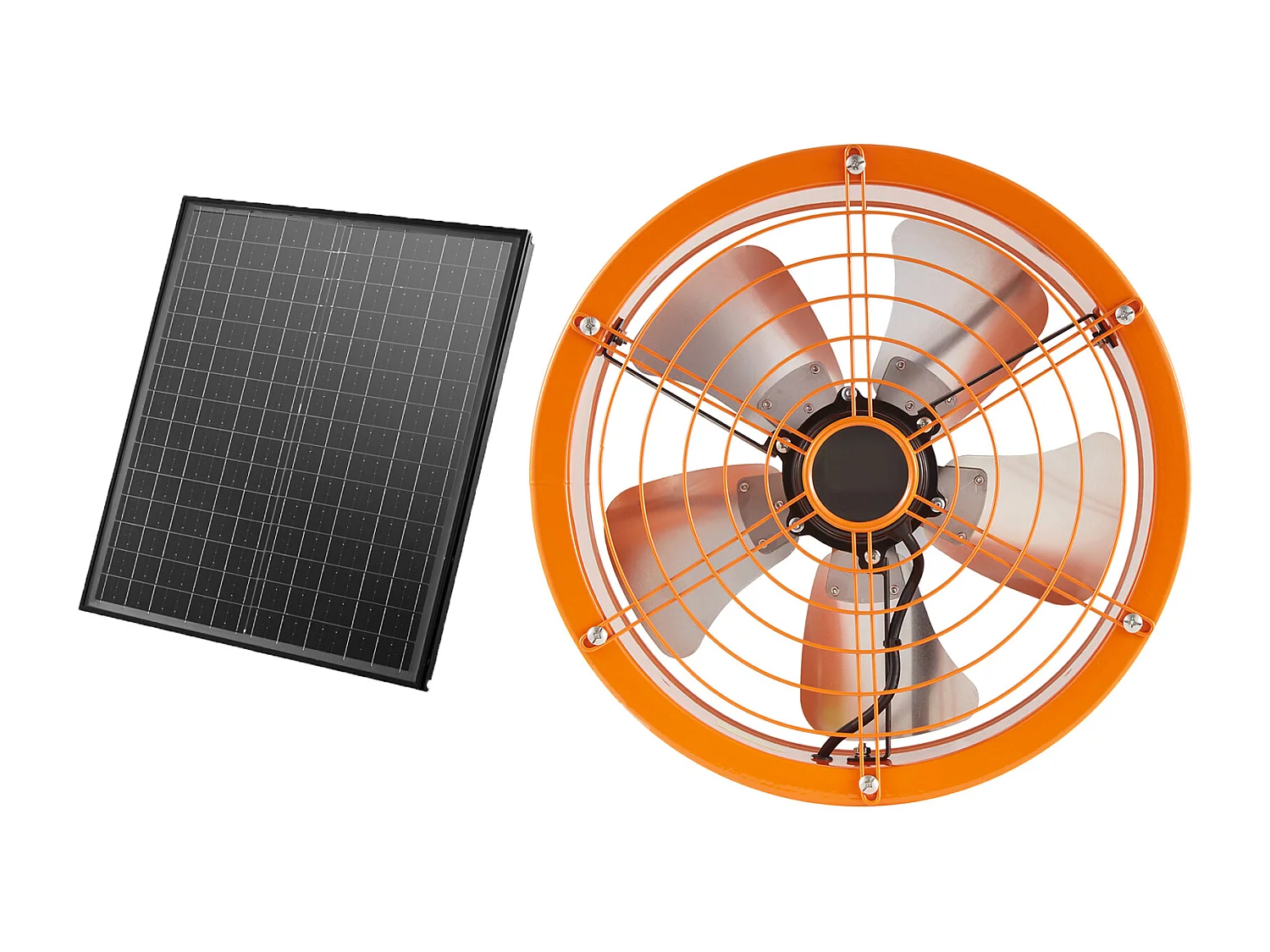 Afzuigventilator voor Zolders SucceBuy, Raderventilator, 35,6 cm, 36,8 m³/min met Instelbare Thermostaat