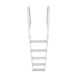 Aluminium Steigerladder SucceBuy, Afneembaar, 5 Treden, Draagvermogen 227 kg Aluminium Steigerladder SucceBuy, Afneembaar, 5 Treden, Draagvermogen 227 kg
