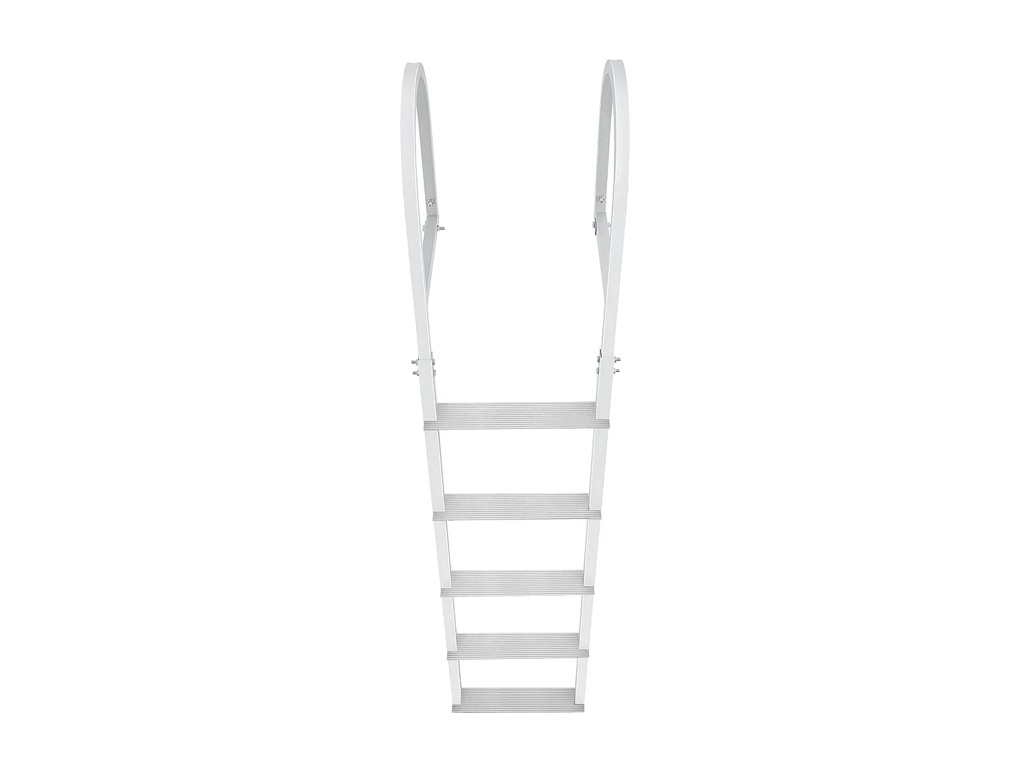 Aluminium Steigerladder SucceBuy, Afneembaar, 5 Treden, Draagvermogen 227 kg