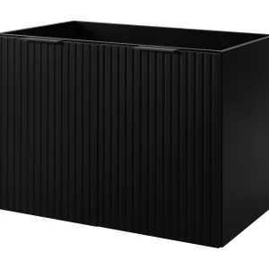 Badmeubel FLOW/MODERN 80 cm zwart