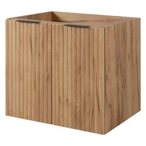 Badmeubel FLOW/MODERN 60 cm goud craft eiken