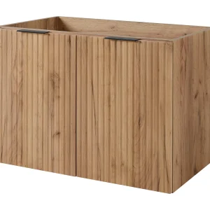 Badmeubel FLOW/MODERN 80 cm goud craft eiken