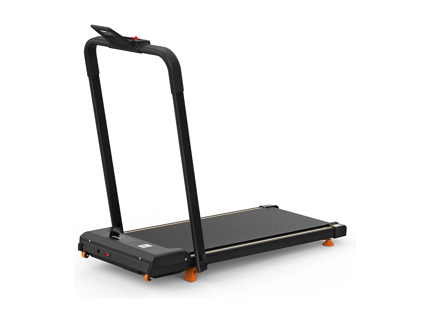 3-in-1 opvouwbare loopband voor thuiskantoor, met LED-display, app en een draagvermogen van 120 kg (116 x 60 x 10,5 cm)