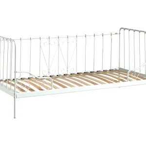 Alice wit metalen bedbank 90×200 cm