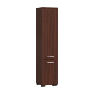 Badkamerzuil, 2 deuren, 140 x 30 x 30 cm, wengé Badkamerzuil, 2 deuren, 140 x 30 x 30 cm, wengé