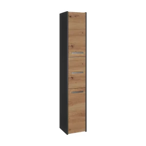 Badkamermeubel, Antraciet / Artisan Eiken, 170 x 30 x 30 cm Badkamermeubel, Antraciet / Artisan Eiken, 170 x 30 x 30 cm