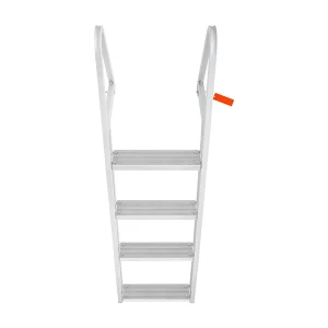 Aluminiumladder SucceBuy, Afneembare, 4 Treden, Lichaamsgewicht 159 kg Aluminiumladder SucceBuy, Afneembare, 4 Treden, Lichaamsgewicht 159 kg