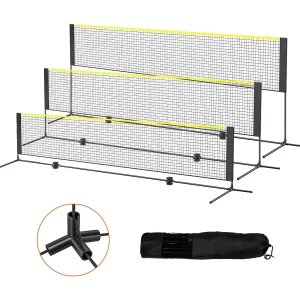 Badmintonnet Set SucceBuy, 427 cm, Pickleball-Tennis en Volleybalnet Outdoor Draagbaar Badmintonnet Set SucceBuy, 427 cm, Pickleball-Tennis en Volleybalnet Outdoor Draagbaar