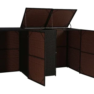 Bakdeksel met 3 bakken MCW-E25 3x120l, bruin Bakdeksel met 3 bakken MCW-E25 3x120l, bruin