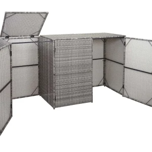 Bakdeksel met 3 bakken MCW-E25 3x120l, grijs Bakdeksel met 3 bakken MCW-E25 3x120l, grijs