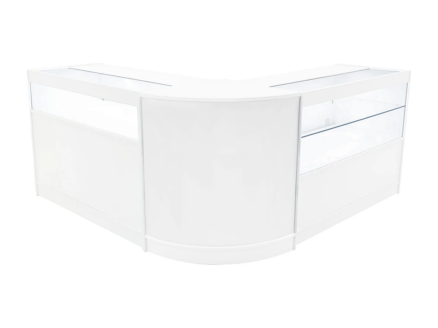 Adonis LED Winkel Toonbank Set B1200, C1200 & CM60 - Wit