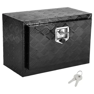Aluminium Gereedschapskoffer voor Onder de Laadbak SucceBuy, 61×35,5×40,5 cm, Opbergen van Aanhangers Aluminium Gereedschapskoffer voor Onder de Laadbak SucceBuy, 61×35,5×40,5 cm, Opbergen van Aanhangers