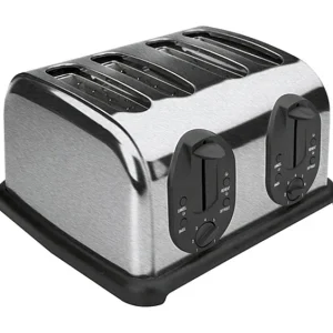 Automatische Broodrooster voor 4 Sneetjes Zilver Automatische Broodrooster voor 4 Sneetjes Zilver