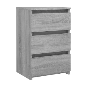 Altamonte Springs Nachtkastje 40x35x62,5 cm bewerkt hout grijs sonoma eikenkleur Altamonte Springs Nachtkastje 40x35x62,5 cm bewerkt hout grijs sonoma eikenkleur