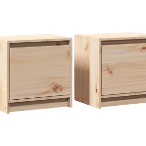 Assaria Nachtkastjes 2 st 40×30,5×40 cm massief grenenhout Assaria Nachtkastjes 2 st 40×30,5×40 cm massief grenenhout