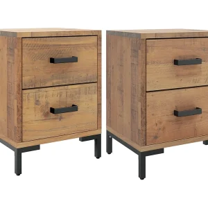 Arthir Nachtkastjes 2 st 36x30x45 cm massief grenenhout Arthir Nachtkastjes 2 st 36x30x45 cm massief grenenhout