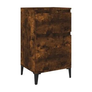 Amite Nachtkastje 40x35x70 cm gerookt eikenkleurig Amite Nachtkastje 40x35x70 cm gerookt eikenkleurig