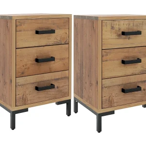 Arthir Nachtkastjes 2 st 40x30x55 cm massief grenenhout Arthir Nachtkastjes 2 st 40x30x55 cm massief grenenhout
