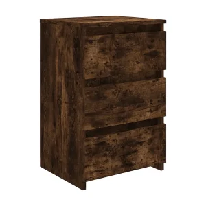 Altamonte Springs Nachtkastje 40x35x62,5 cm bewerkt hout gerookt eikenkleurig Altamonte Springs Nachtkastje 40x35x62,5 cm bewerkt hout gerookt eikenkleurig