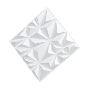 3D-Wandpanelen SucceBuy, Set van 33, 30 x 30 cm, PVC, Oppervlakte 3 m², Diamantwit 3D-Wandpanelen SucceBuy, Set van 33, 30 x 30 cm, PVC, Oppervlakte 3 m², Diamantwit