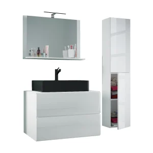 4 stuks wastafel badkamer meubels Lendas 80 cm L 4 stuks wastafel badkamer meubels Lendas 80 cm L