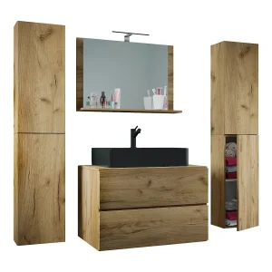 5 stks. wastafel bad 80 cmLendas XL 5 stks. wastafel bad 80 cmLendas XL