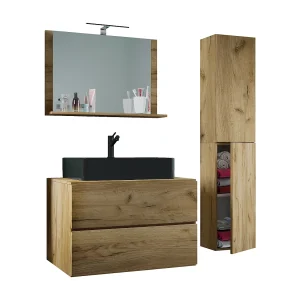 4 stuks wastafel badkamer meubels Lendas 80 cm L 4 stuks wastafel badkamer meubels Lendas 80 cm L