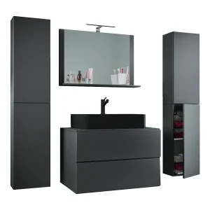 5 stks. wastafel bad 80 cmLendas XL 5 stks. wastafel bad 80 cmLendas XL